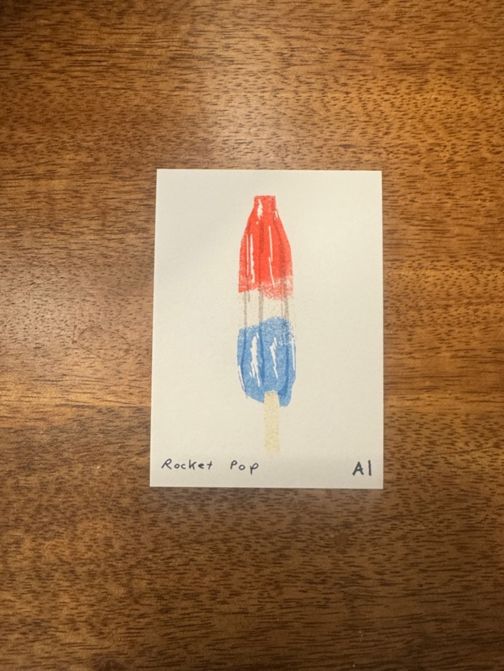 Inciardi Rocket Pop Mini Print - Red, White & Blue